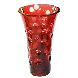 Ваза для цветов красная Staccato
