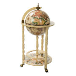 Напольный бар в виде глобуса со сферой 33 см