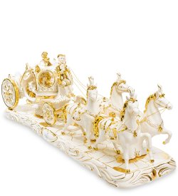 Композиций Экипаж, карета с 4 лошадьми