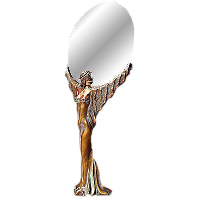 Скульптура с зеркалом Выставка тщеславия