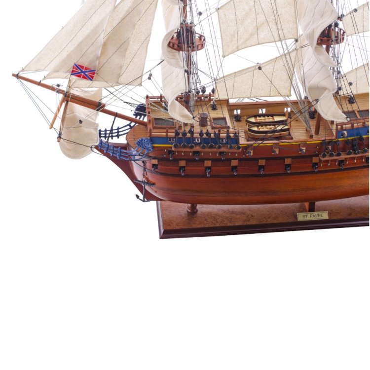 Модель Парусного корабля Святой Павел T-96, вид носовой части