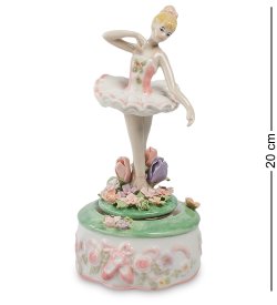 Музыкальная Статуэтка из фарфора Маленькая Балерина