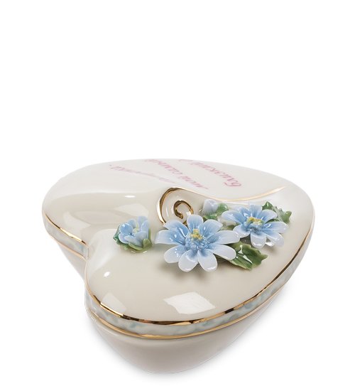 Шкатулка из керамики Сестре Pavone CMS-44/ 3, вид профиль