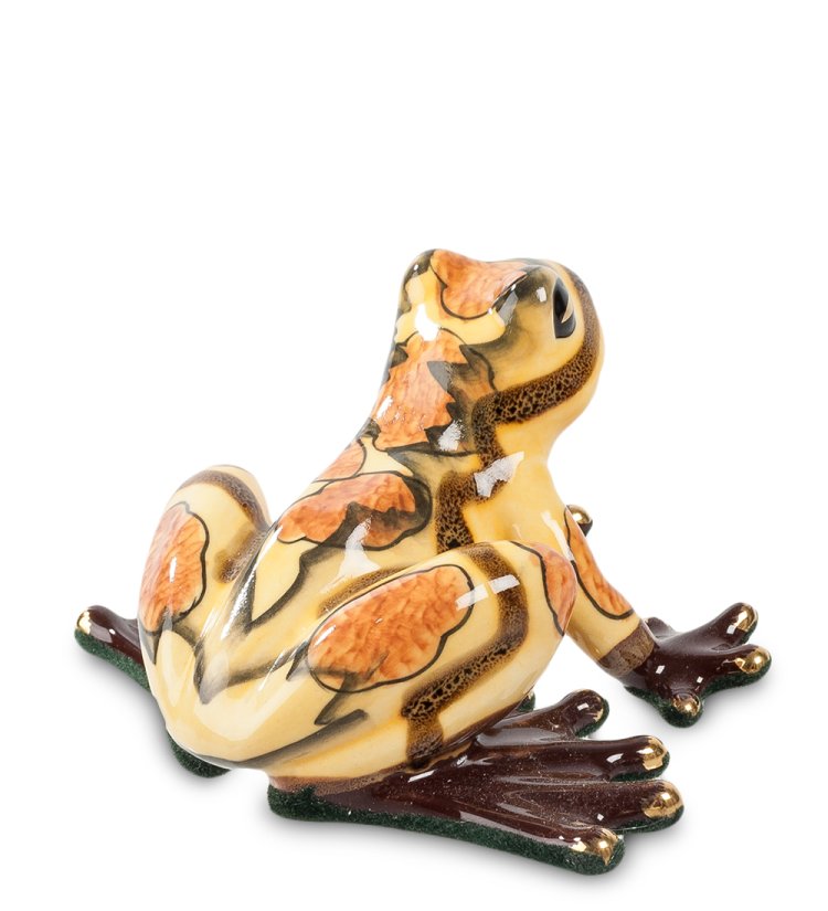 Фигурка из фарфора Тропическая Лягушка Pavone JP-08/ 7, вид сзади