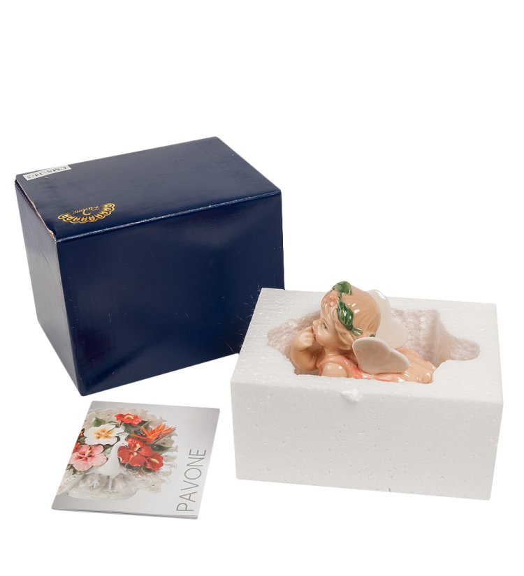 Керамическая фигурка Маленькая фея-девочка Pavone CMS-34/ 5, фотография в упаковке