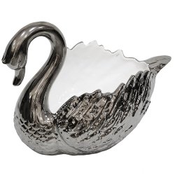 Чаша для фруктов Серебряный Лебедь