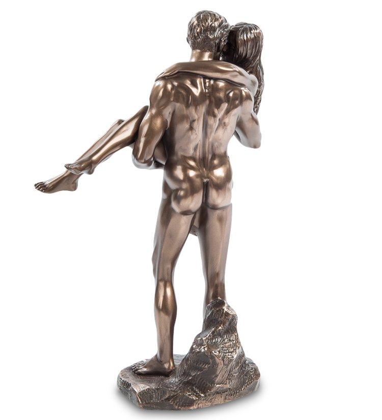 Статуэтка Влюбленные-Нежность Veronese WS-162, оборотная сторона