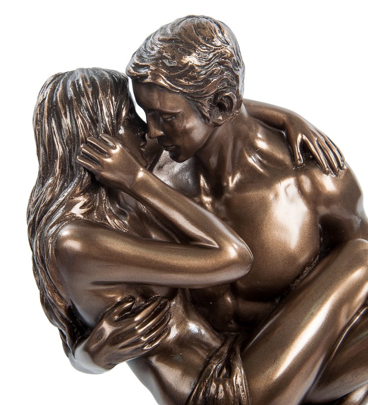 Статуэтка Влюбленные-Нежность Veronese WS-162, вид профиль