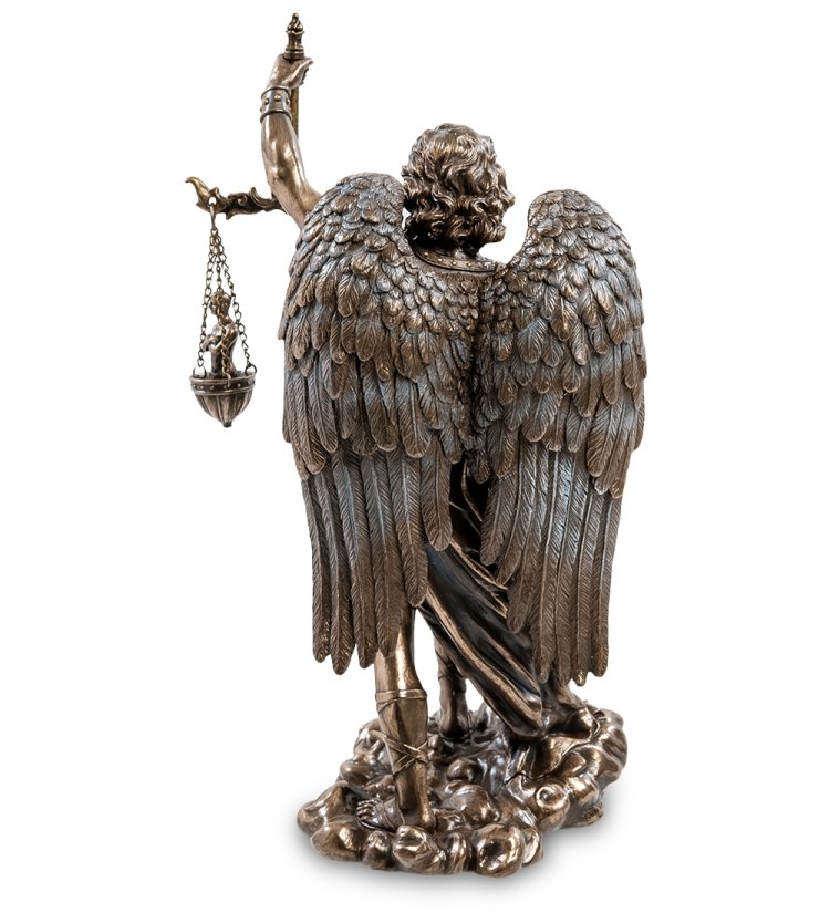 Статуэтка Архангел Михаил Veronese WS-937, оборотная сторона