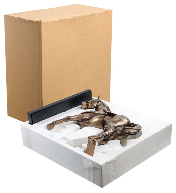 Статуэтка Медная Лошадь Veronese WS-939, упаковочный вид
