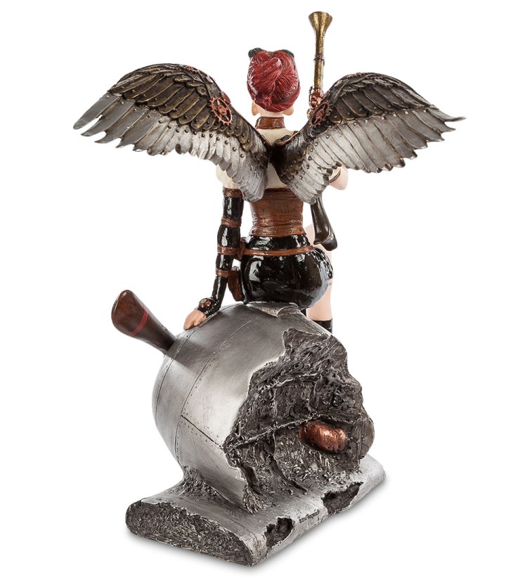 Статуэтка в стиле Стимпанк Девушка Veronese WS-382, оборотная сторона