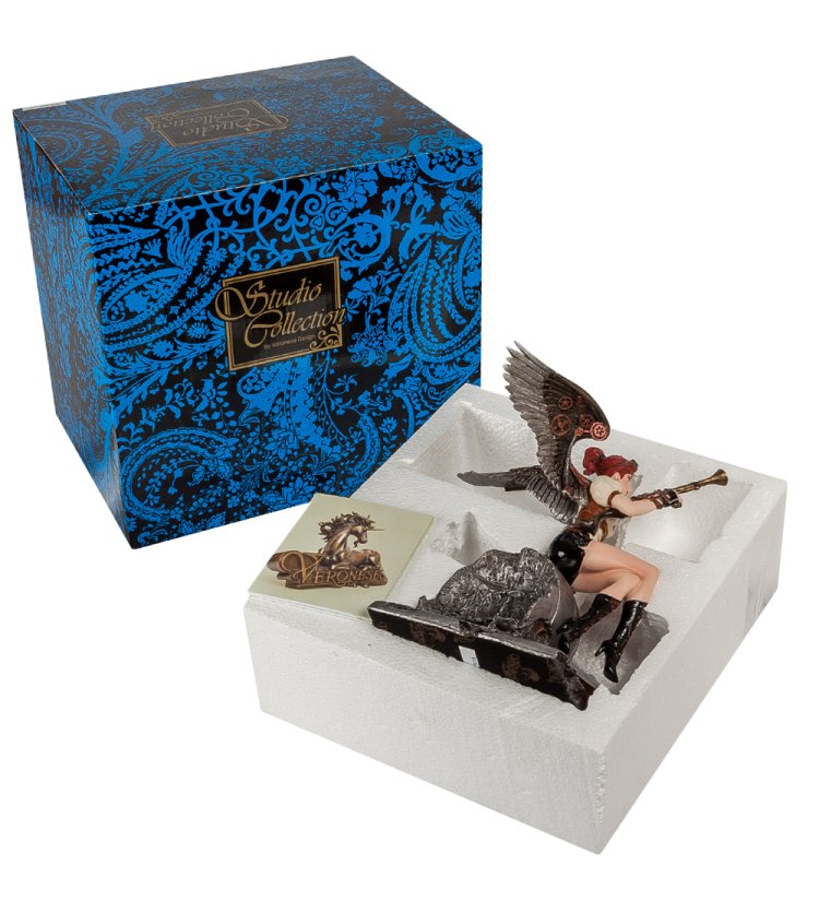 Статуэтка в стиле Стимпанк Девушка Veronese WS-382, упаковочный вид