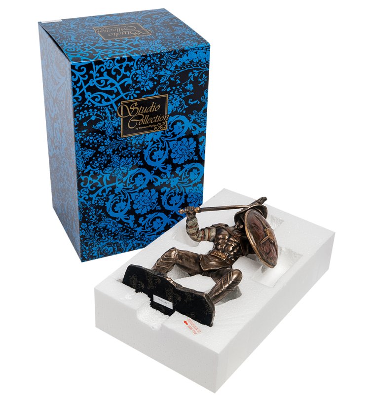 Статуэтка Мурмиллон - древнеримский гладиатор Veronese WS-1047, упаковочный вид