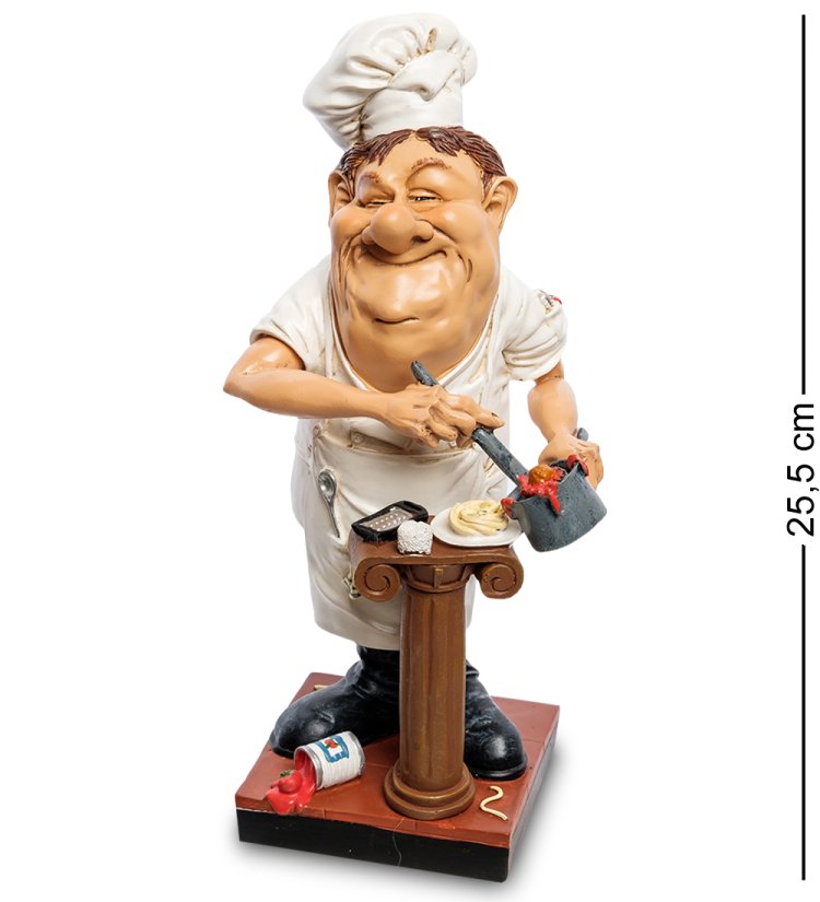 Статуэтка Повар - Демонстрация Блюда The Comical World of Stratford RV-750
