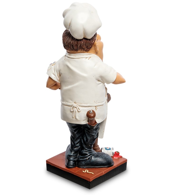 Статуэтка Повар - Демонстрация Блюда The Comical World of Stratford RV-750, оборотная сторона