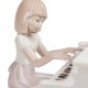 Музыкальная статуэтка из фарфора Девочка за роялем Pavone JP-42/26, портретный вид