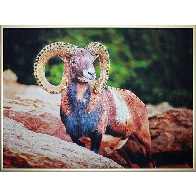 Картина Год 2015 c кристаллами Swarovski