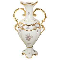 Ваза для цветов в стиле барокко с ручками