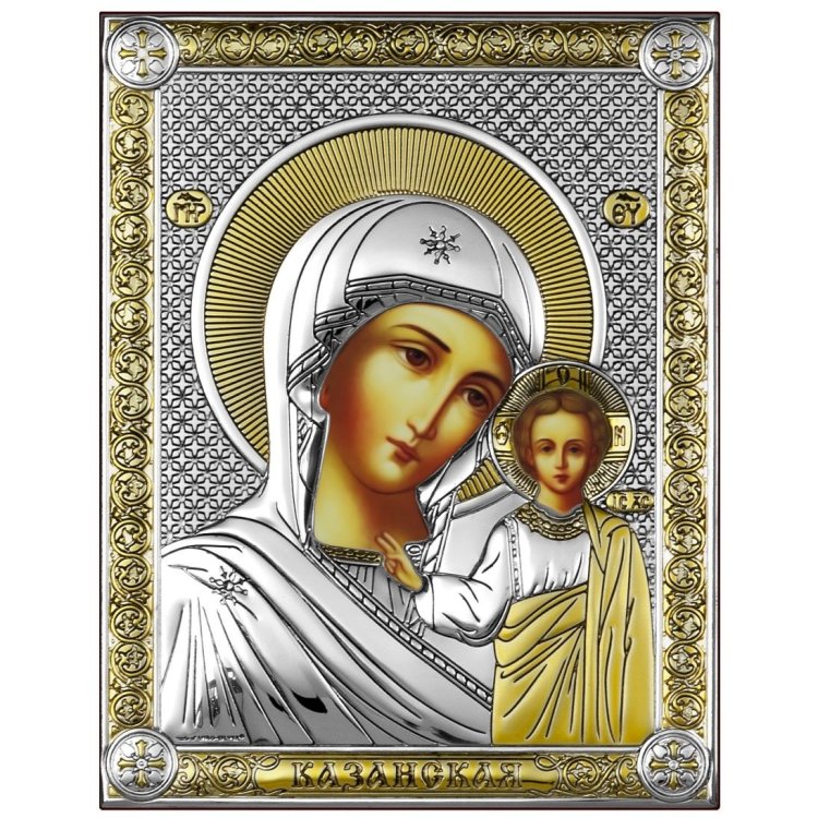 Икона Казанской Божией Матери для футляра, Размер: 14х18 см Beltrami 6420/OP