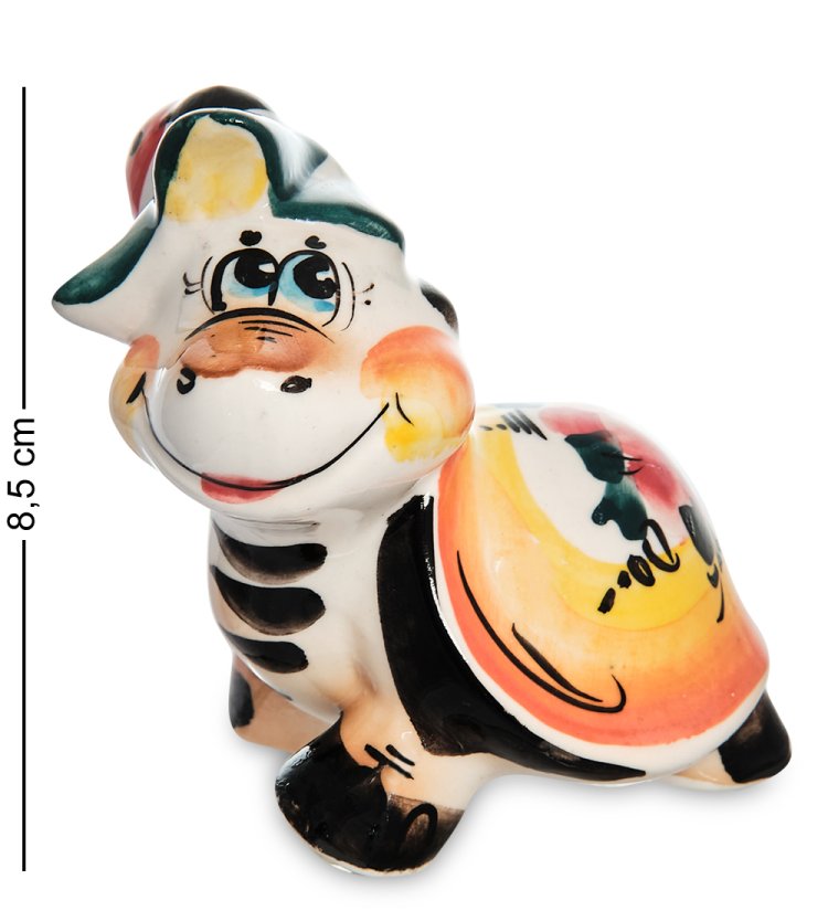 Фигурка Черепашка Цветная гжель ГЛ- 16 