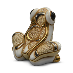 Статуэтка керамическая Белый Лягушонок