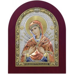Семистрельная Икона Божией Матери, Размер: 28х34 см