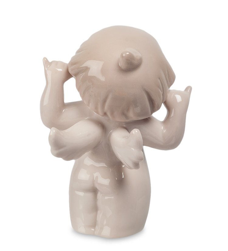 Статуэтка из фарфора Ангелочек Май Pavone JP-01/ 5, фотография со спины