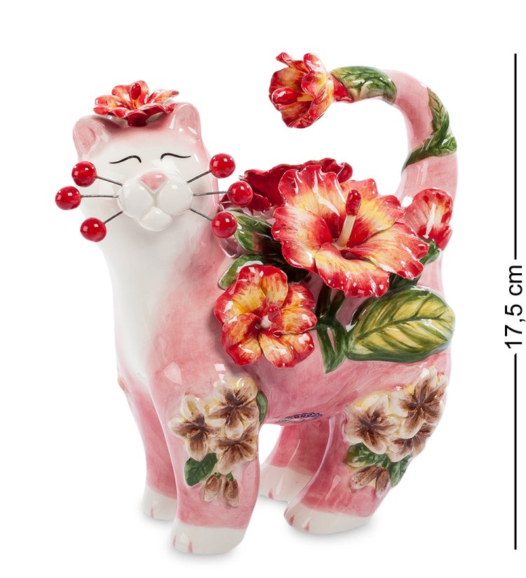 Статуэтка из керамики Кот Флирт Pavone CMS-31/53