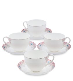 Чайный набор на 4 персоны из фарфора Каприз Примадонны