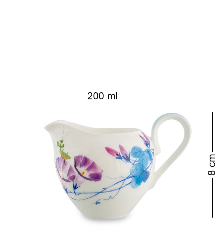 Чайный сервиз на 6 персон с тарелками Тоскана Pavone JK-186, фотография молочника