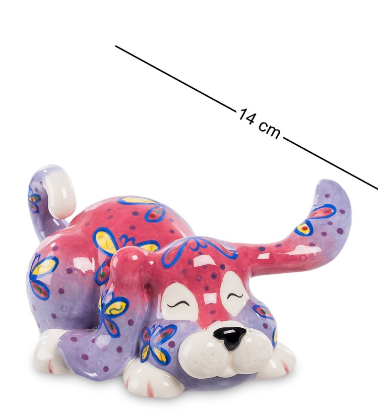 Статуэтка из керамики Щенок Лютик Pavone CMS-31/28
