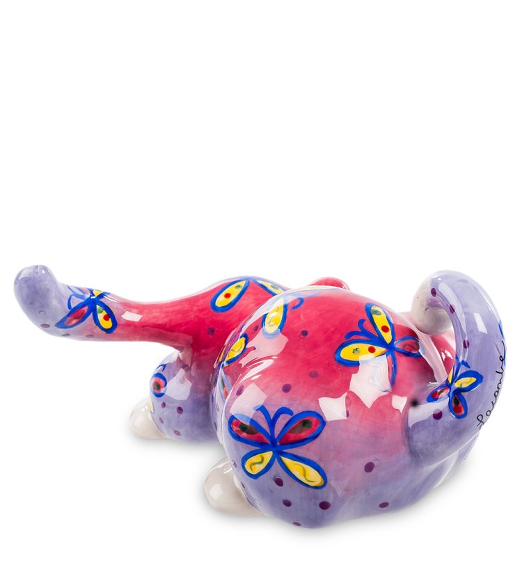 Статуэтка из керамики Щенок Лютик Pavone CMS-31/28, фотография со спины