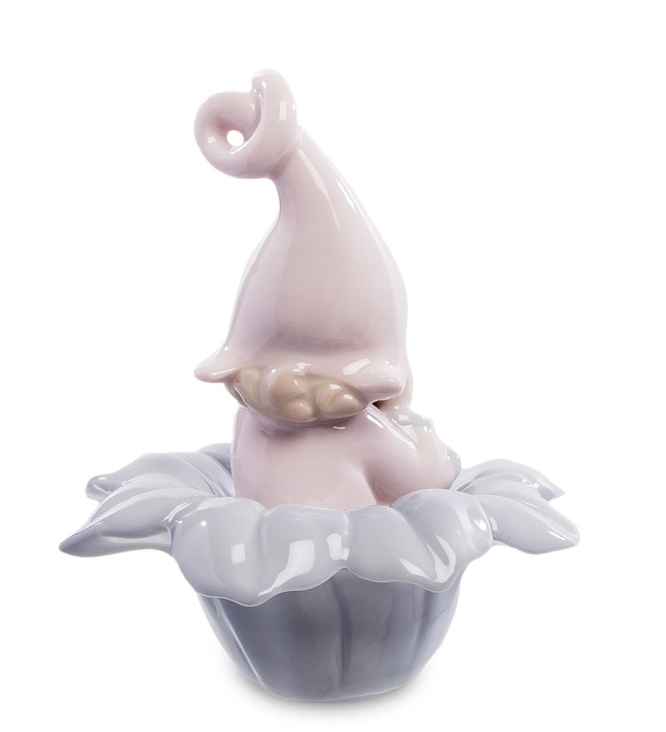 Фарфоровая фигурка Цветочная фея Pavone JP-06/15, фотография со спины