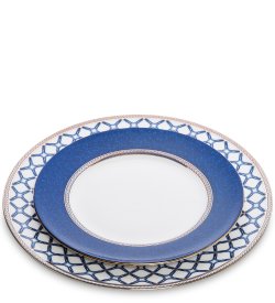 Набор из 2-ти тарелок из фарфора Элегантность