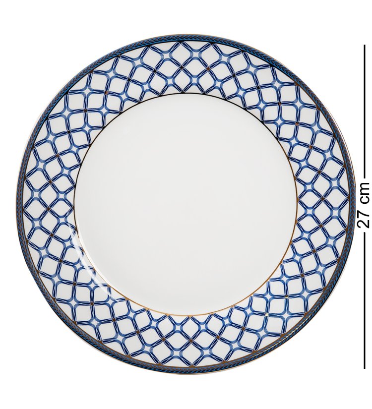 Набор из 2-ти тарелок из фарфора Элегантность Pavone JK-242, фотография большой тарелки