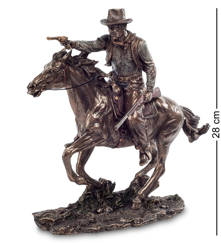Статуэтка Ковбой на коне Veronese WS-437