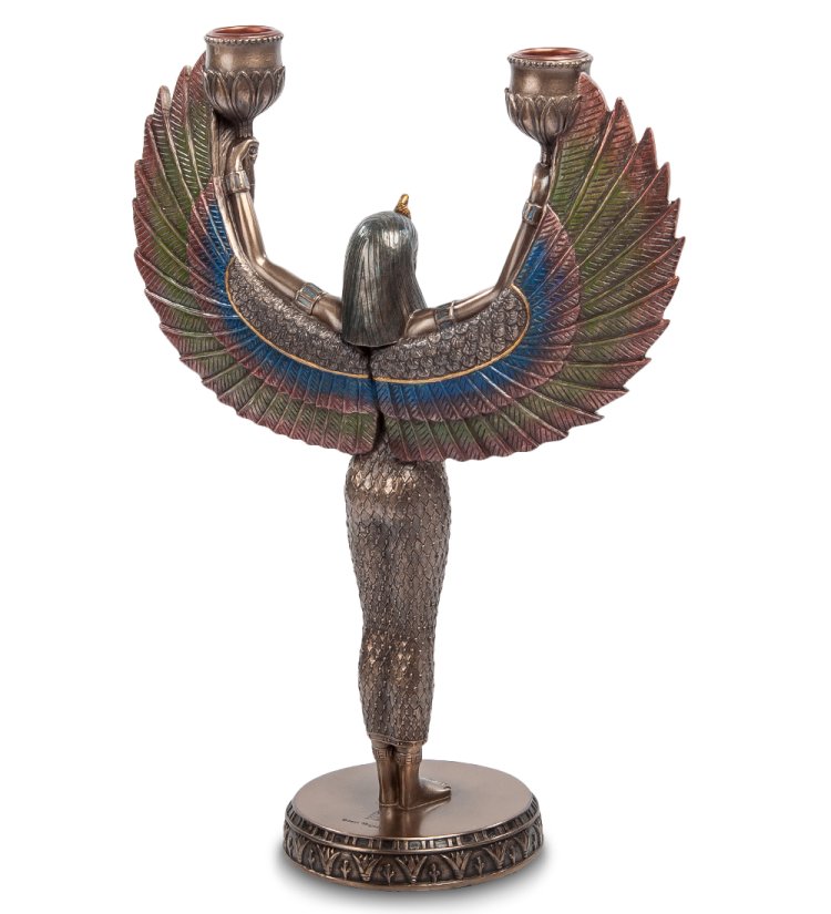 Подсвечник Исида - богиня материнства и плодородия Veronese WS-491/ 1, оборотная сторона