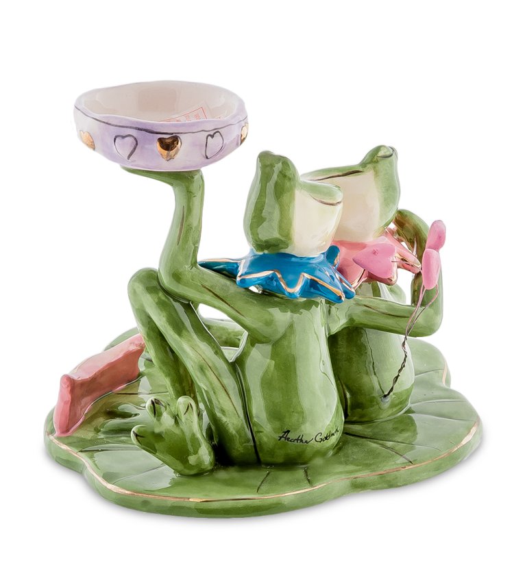 Подсвечник на одну свечу Любовь Blue Sky BS- 83, фотография с обратной стороны