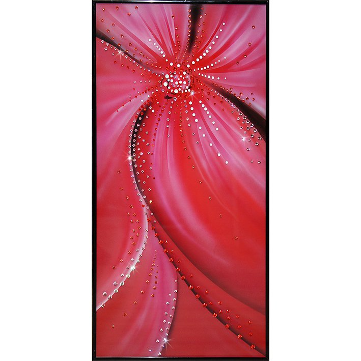 Картина Радужная симфония c кристаллами Swarovski