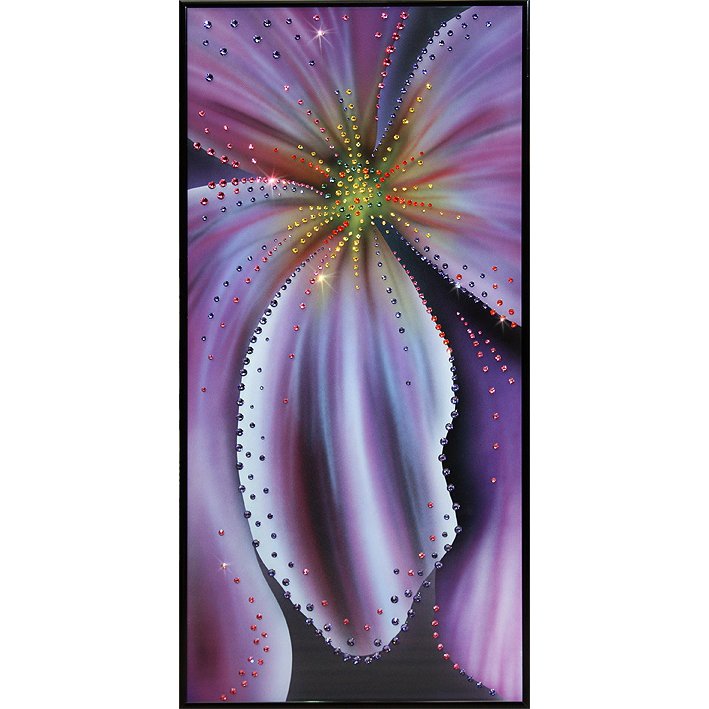 Картина Радужная симфония c кристаллами Swarovski