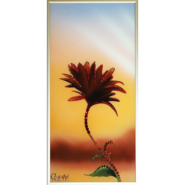 Картина Композиция Природа любви c кристаллами Swarovski