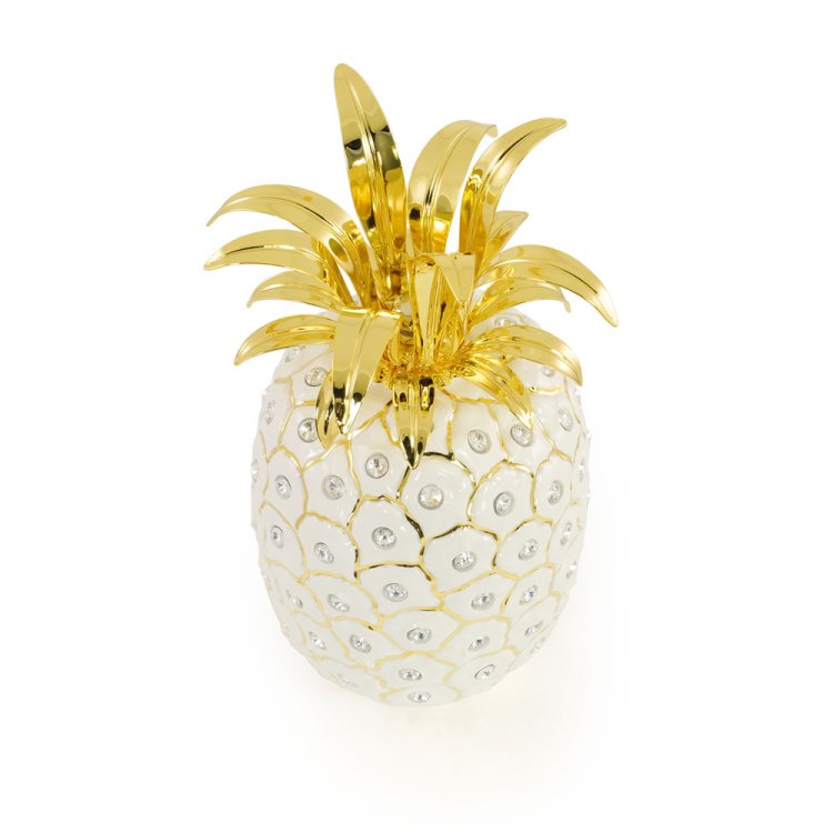 Статуэтка Ананас из керамики со Swarovski коллекция Emozioni Migliore De Luxe 27571, фотография сверху