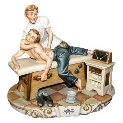 Статуэтка из фарфора Костоправ