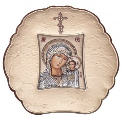 Икона Казанская в рамке, Размер 10x10 см