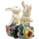 Статуэтка из фарфора Пара Кроликов Pavone JP-31/17, оборотная сторона