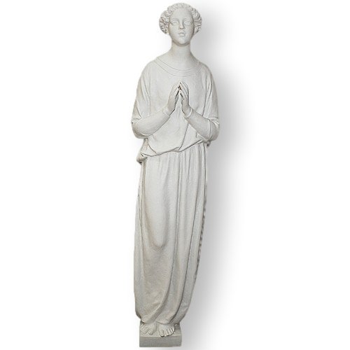 Статуэтка из фарфора на стену Ангел (белый)