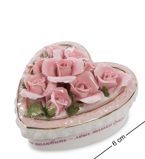 Шкатулка из керамики Вечная любовь Pavone CMS-45/ 1