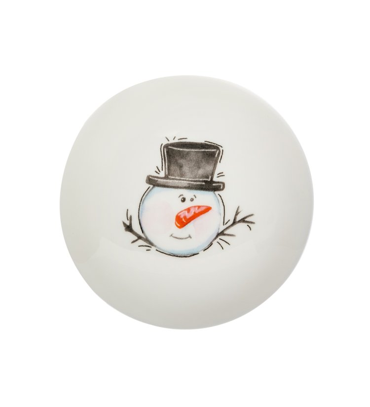 Кружка из фарфора Новогодние Мотивы Pavone JK-270, вид сверху