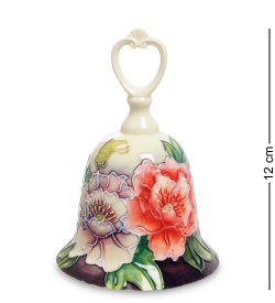 Колокольчик из фарфора Цветы
