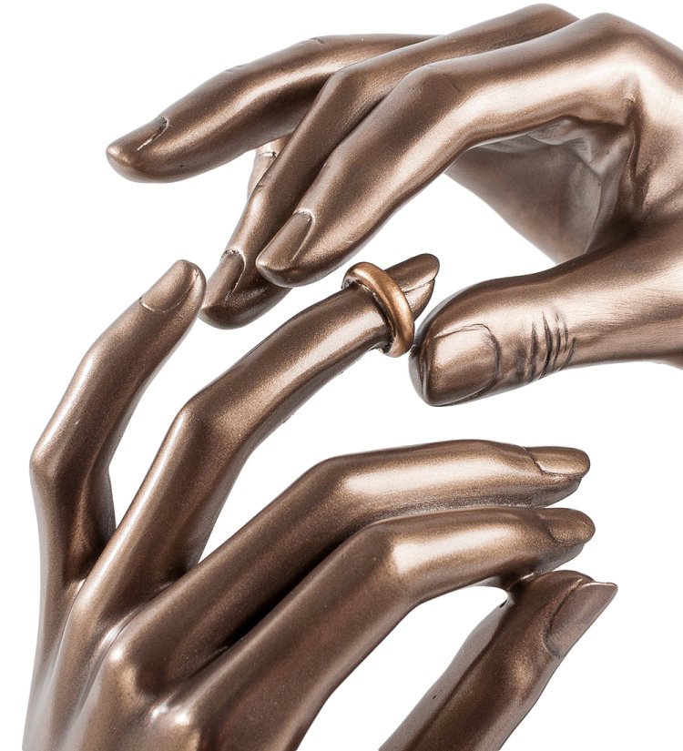 Статуэтка Обручение Veronese WS-567, вид профиль